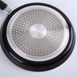 ▫♨Frying Pan 22cm Wok Pan Non-stick Pan Skillet Cauldron Induction Cooker Frying Pans Pancake Pan Egg Pan Gas Stove Home