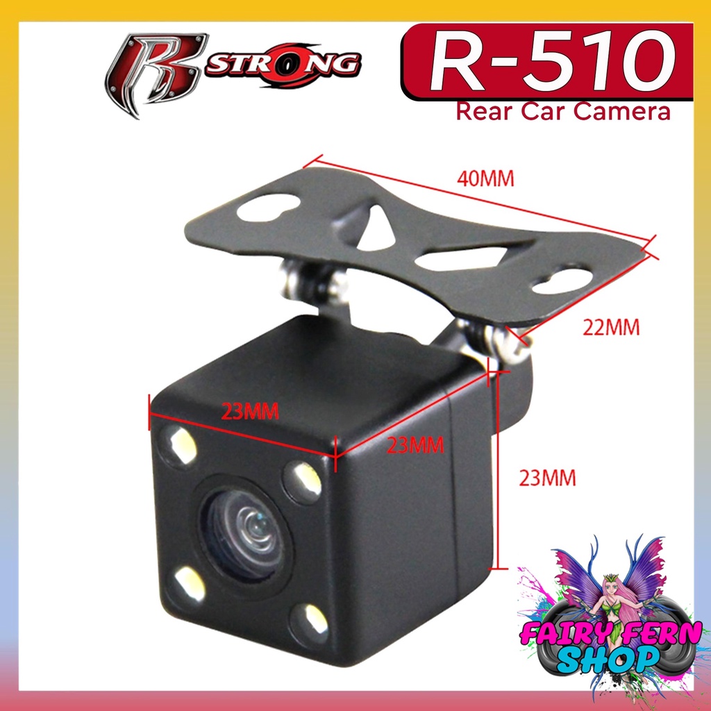 กล้องมองหลังติดรถยนต์-r-strong-rear-camera-รุ่น-r-510-สำหรับใช้ดูภาพตอนถอยหลังview-camera-ด้านหลัง-camera-รถกล้องมองหลัง