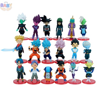 ฟิกเกอร์ PVC อนิเมะดราก้อนบอล Son Goku Saiyan Q Version 18 ชิ้น Shopcyc3100