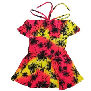Easy Swim One-Piece Swimming Suit ( Pink / Yellow )