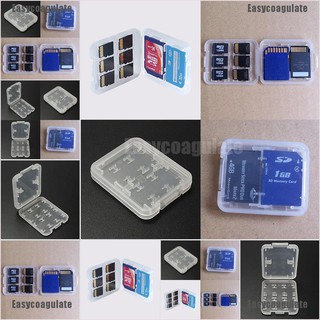 กล่องเก็บเมมโมรี่การ์ด 8 ช่อง micro sd tf sdhc mspd