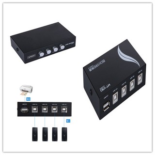 ภาพขนาดย่อของภาพหน้าปกสินค้า4 Ports USB 2.0 Sharing Switch Switcher Adapter Box For PC Scanner Printer New จากร้าน tmy.shop บน Shopee