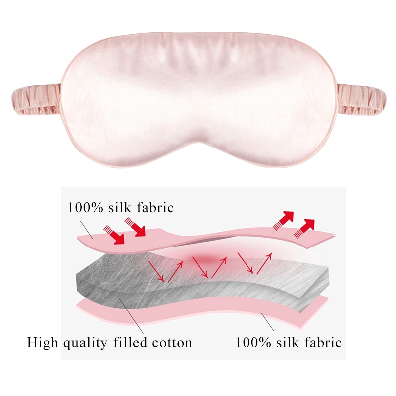 ผ้าปิดตา-สำหรับนอนหลับ-ผ้าปิดตาใส่นอนระหว่างเดินทาง-เนื้อผ้าไหม