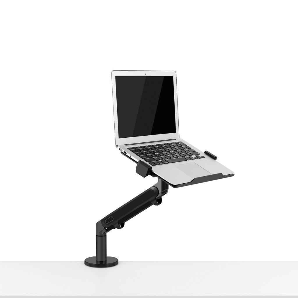 ภาพสินค้าขาวางโน๊ตบุ๊คสปริงก๊าซ Single Laptop Gas Spring Desk Mount จากร้าน jimlims บน Shopee ภาพที่ 3