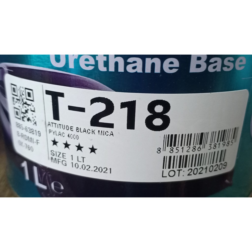 สีพ่นรถยนต์-สีพ่นรถยนต์2k-สีรถยนต์-toyata-pylac-4000-สีไพแลค-2k-เบอร์-t-218-สีดำโตโยต้า-ขนาด-1-ลิตร