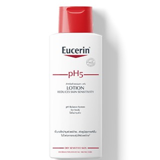 Eucerin pH5 Lotion 250 ml โลชั่นบำรุงผิวสำหรับผิวบอบบาง แพ้ง่าย ประเภทผิวธรรมดา-แห้ง