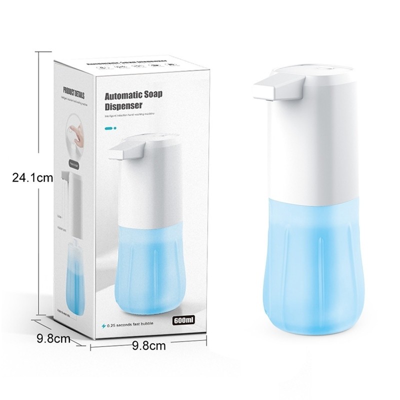 ห้องน้ำ-เครื่องปล่อยแอลกอฮอล์อัตโนมัติ-แบตชาร์จในตัว-automatic-soap-dispenser-600ml