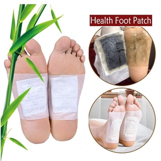 แผ่นแปะเท้า ช่วยผ่อนคลาย แก้ปวดเมื่อย ทำให้หลับสบาย 1 กล่อง Detox Foot Pad