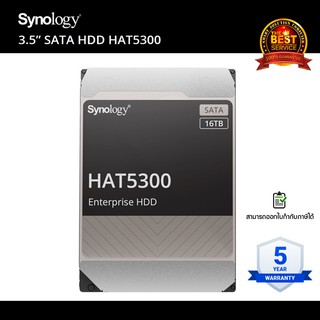 ภาพหน้าปกสินค้าSynology HAT5300 16TB 3.5” Enterprise SATA NAS Hard Drive ซึ่งคุณอาจชอบราคาและรีวิวของสินค้านี้