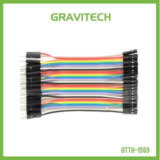 ภาพหน้าปกสินค้า[Gravitechthai]Premium Female/Male Jumper Wires - 10cm x40 ที่เกี่ยวข้อง