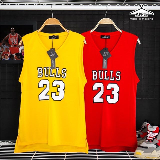 เสื้อกล้ามบาส-bulls23-เสื้อกล้ามกีฬา