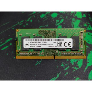 RAM NB DDR4 Micron 4GB Bus2666MHz 260-Pin SoDimm ** มือสอง **