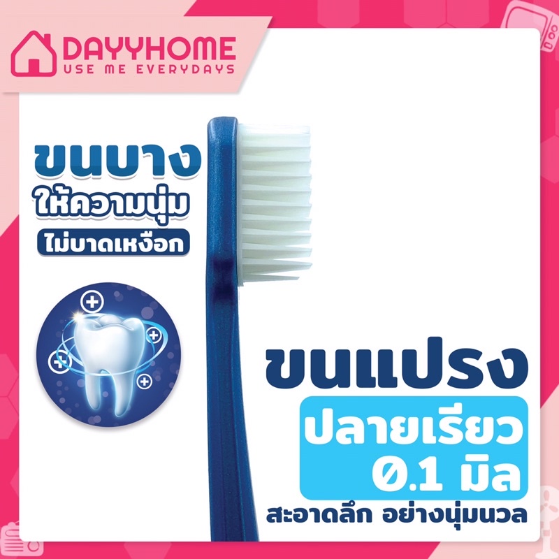 แปรงสีฟัน-ขนแปรงพสาสติก-คละสี-ด้ามจับถนัดมือ-รุ่น403