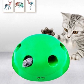 H &amp; Joy POP Play ของเล่นแมวตลกแมวอุปกรณ์เกาแมวโพสต์เกาของเล่นวัสดุ ไฟฟ้าเครซี่ทอยสำหรับลูกแมวแมวของ