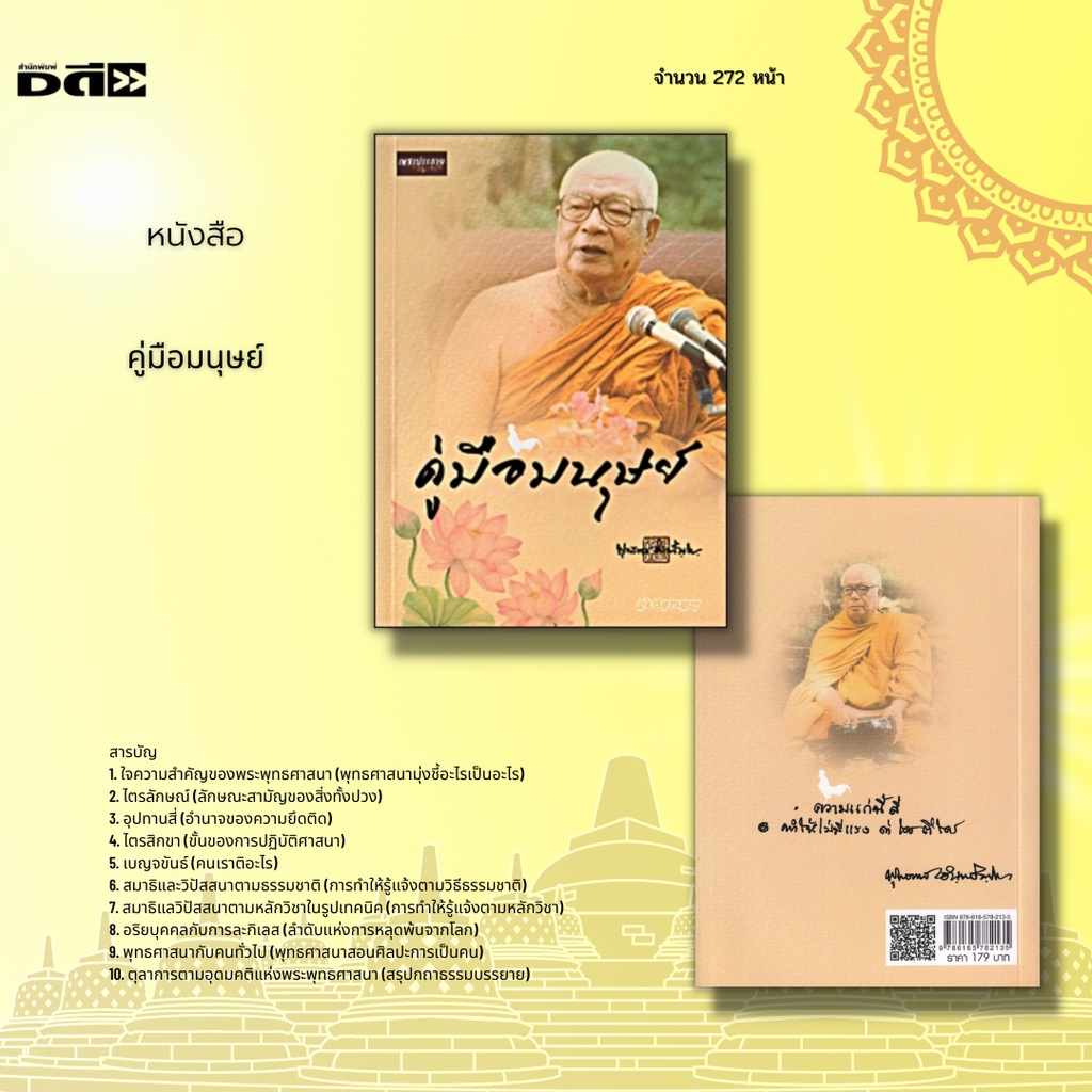 หนังสือ-คู่มือมนุษย์-รวบรวมหลักธรรมคำบรรยายของท่านพุทธทาสในโอกาสต่าง-ๆ