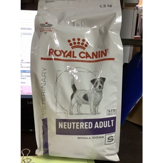 Royal Canin Neutered adult 1.5kg.อาหารสุนัขพันธ์เล็กหลังทำหมัน(ฉลากใหม่สูตรเดิม)