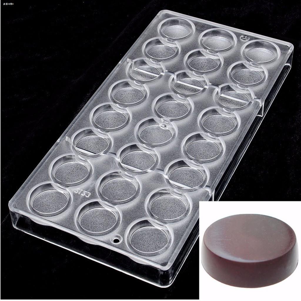 goodd83cdfc6matte-round-shaped-polycarbonate-sweet-candy-mold-24-diy-pc-chocolate-mould-tray