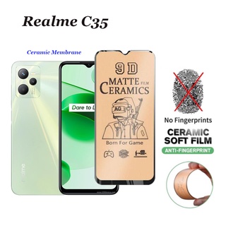 ฟิล์มกระจกนิรภัยเซรามิก สําหรับ realme C35 C31 C30 realme C25Y C21Y C11(2021) C25s C20A C21 C20