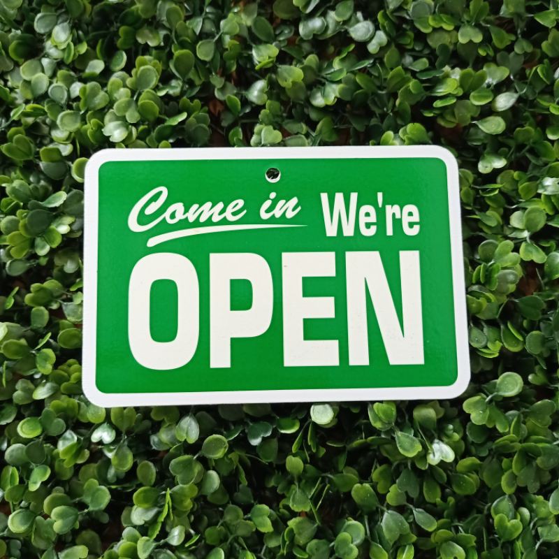 ป้าย Open - Closed เปิด-ปิด ทนแดดทนฝน | Shopee Thailand