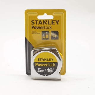 STANLEY ตลับเมตร 5 เมตร รุ่น POWERLOCK 5M 33-158