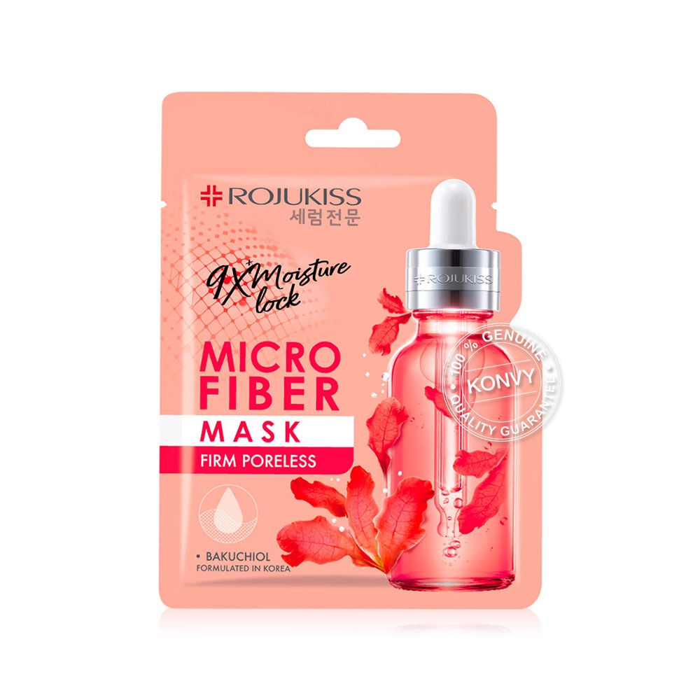 Rojukiss Firm Poreless Microfiber Mask 30ml โรจูคิส เฟิร์ม พอร์เลส ...