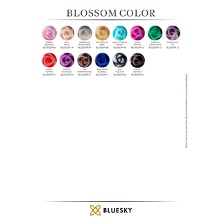 สีเจล สีละลาย Bluesky gel polish Blossom gel05 สีขาว