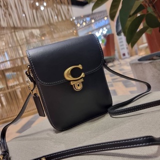 COACH CA191 TALL STUDIO CROSSBODY IN SIGNATURE JACQUARD