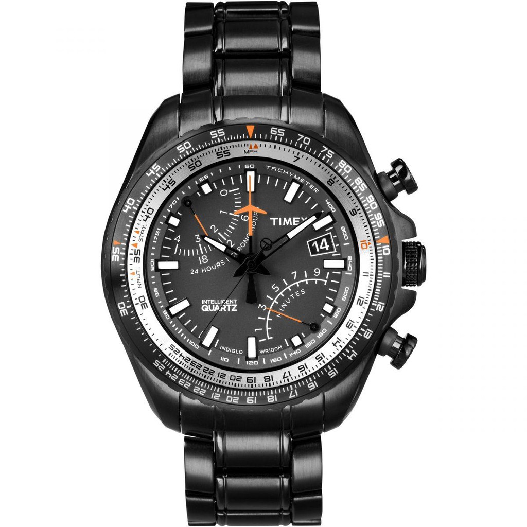 Timex Aviator Fly-Back T2P103 นาฬิกา Timex ผู้ชาย ของแท้ สายแสตนเลส รับ ...