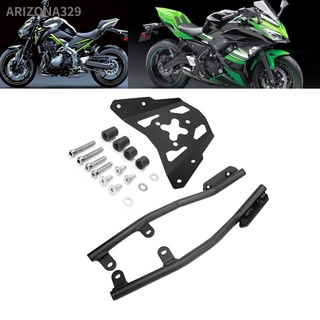 Arizona329 ชั้นวางกระเป๋าเดินทางด้านหลังรถจักรยานยนต์ สําหรับ Kawasaki Z650 17-19