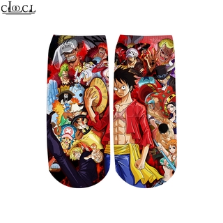 ภาพหน้าปกสินค้าCLOOCL Anime One Piece 3D Print Men Harajuku Style Cotton Socks ซึ่งคุณอาจชอบสินค้านี้