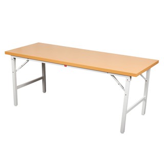 โต๊ะอเนกประสงค์ โต๊ะอเนกประสงค์เหลี่ยม LUCKY WORLD FGS-60180-EG 180 ซม. สีน้ำตาล เฟอร์นิเจอร์เอนกประสงค์ เฟอร์นิเจอร์ ขอ