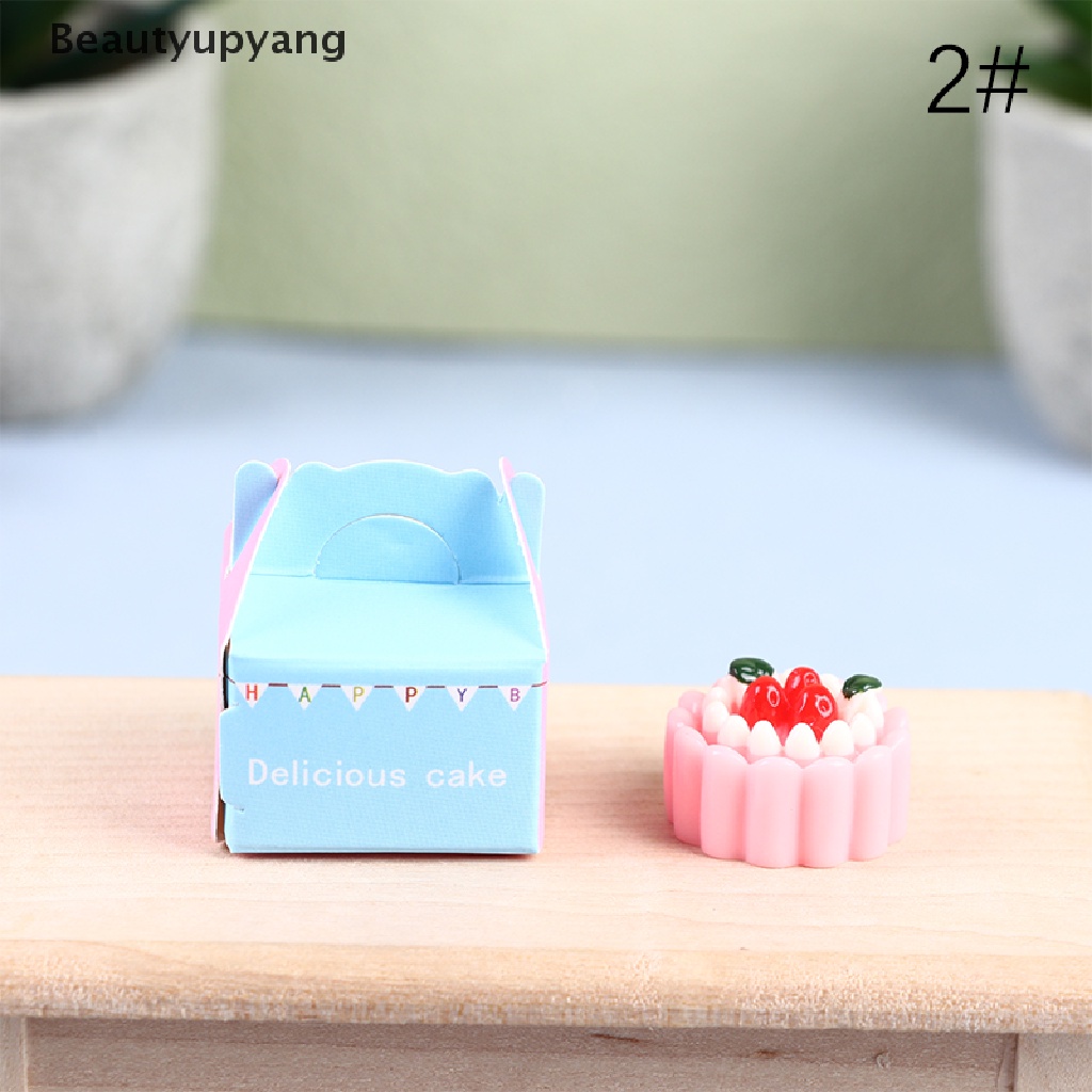 beautyupyang-เค้กผลไม้จิ๋ว-พร้อมกล่อง-สําหรับตกแต่งบ้านตุ๊กตา-1-12-1-ชุด