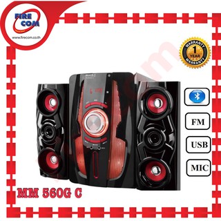 ลำโพง SPEAKER Music D.J. M-M560GC 40W+10Wx2 Bluetooth 2.1Multimedia สามารถออกใบกำกับภาษีได้