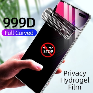999D Antispy Hydrogel Film For Huawei Nova 7 SE P40 P30 Pro Plus Mate 30 20 Pro P40Pro P30Pro Mate30 Mate20 Full Cover Private Antispy Anti Spy Peeping Screen Protector Not Glass Soft Privacy Protective Film