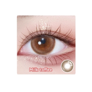 โปรโมชั่น : 【ของขวัญ】 Midroo คอนแทคเลนส์สี Chocolate mousse Brown ขนาดมินิ 14.0mm-1 ค