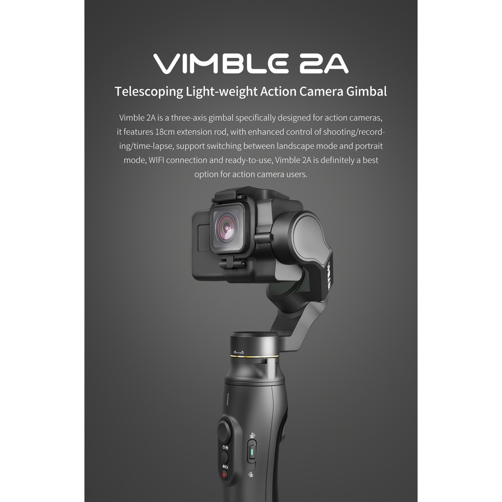 2020 NEW Feiyutech Vimble 2A Action Camera Gimbal Handheld Stabilizer