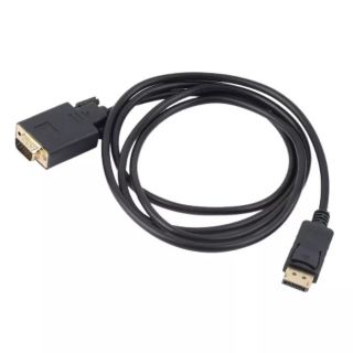 1.8M DP Display Port VGA RGB D-SUB สายเคเบิลอะแดปเตอร์ HDTV ใหม่ขายส่ง