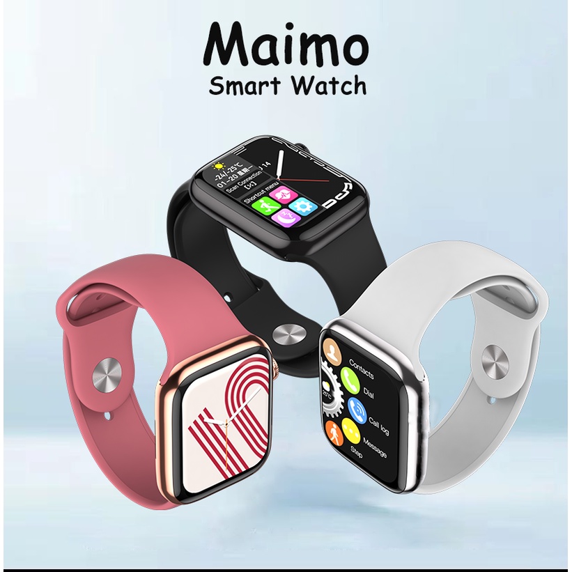 ภาพหน้าปกสินค้าMaimo สมาร์ทวอทช์ 2.5D HD สัมผัสได้เต็มจอ Smartwatch รองรับภาษาไทย วัดออกซิเจนในเลื สมาร์ทวอทช์ จากร้าน igxqvd0r6t บน Shopee