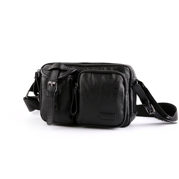 กระเป๋าสะพายข้างผู้ชาย-ใบเล็กกะทัดรัด-รุ่น-ne148-black