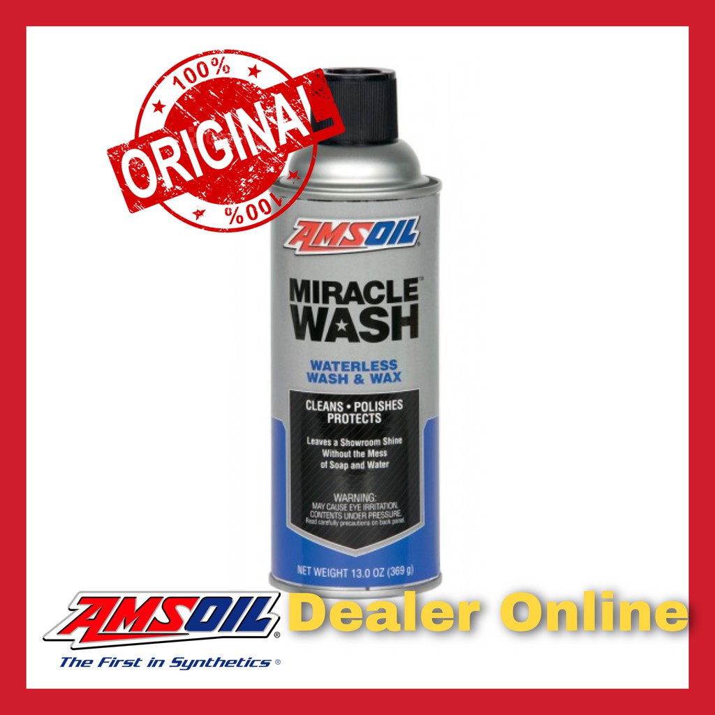 Amsoil Miracle Wash (Waterless Wash and Wax Spray) Shopee Thailand