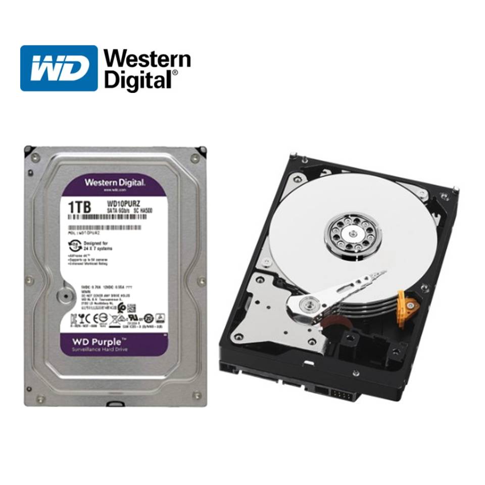 ฮาร์ดดิสก์กล้องวงจรปิดwestern-digital-wd-purple-surveillance-hdd-1tb-2tb-4tb