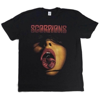 HH เสื้อวง Scorpions ลิขสิทธิ์แท้ปี 2021 เสื้อยืดผ้าฝ้าย