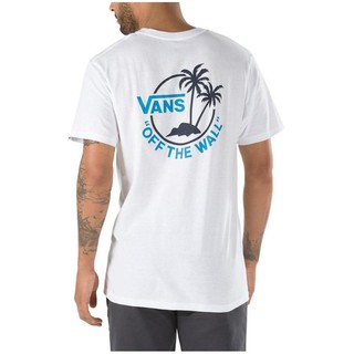 VANS เสื้อยืดแขนสั้น คอกลม พิมพ์ลายตัวอักษร สวมใส่สบาย สไตล์สปอร์ต สําหรับผู้ชาย 4104491