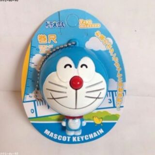 (พร้อมส่ง)พวงกุญแจ สายวัด หรือ ตลับเมตร ลาย โดเรม่อน (Doraemon) ดึงตัวออกมาจะเป็นสายวัด ถ้ากดจมูกสายวัดจะหดกลับเข้าไปค่ะ