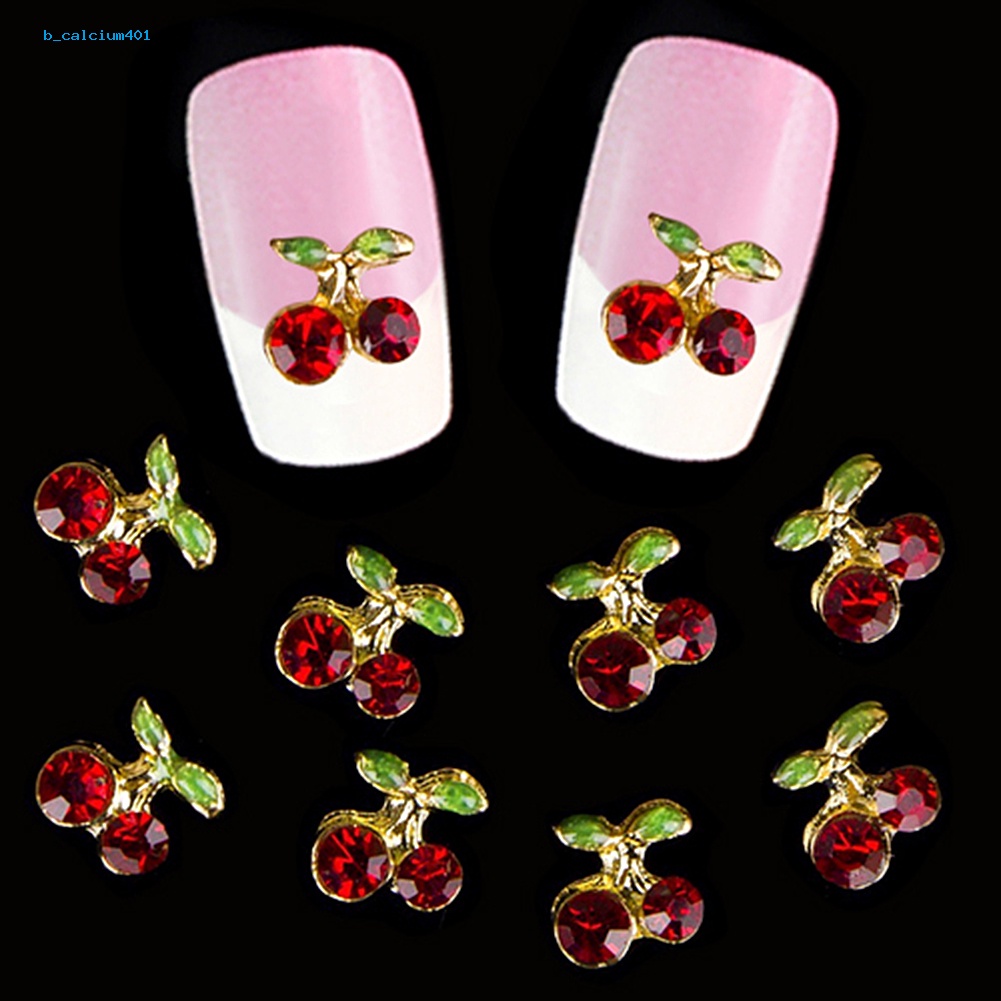 farfi-10-pcs-shiny-3d-cherry-shape-nail-art-rhinestone-studs-glitters-charms-lay-gifts