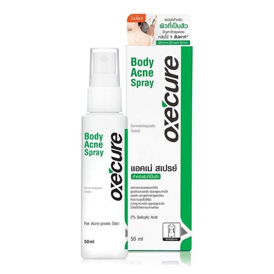 ภาพหน้าปกสินค้าซื้อ3แถม สบู่30 กรัม 1 ก้อน Oxe Cure Body Acne Spray อ๊อกซี่เคียว สเปรย์ฉีดสิวที่หลัง 50 ml 100% จากร้าน beautiiasap บน Shopee