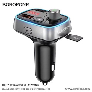 ส่งจากไทย Borofone BC32 บลูทูธในรถยนต์ + ที่ชาร์จไฟมือถือ Q.C3.0