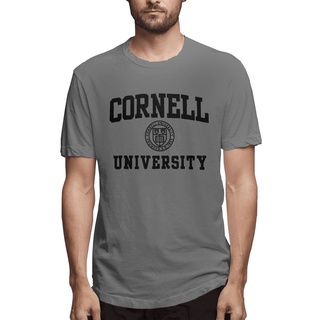 เสื้อยืดแขนสั้น พิมพ์ลายมหาวิทยาลัย Cornell สไตล์ฮิปฮอป สําหรับผู้ใหญ่