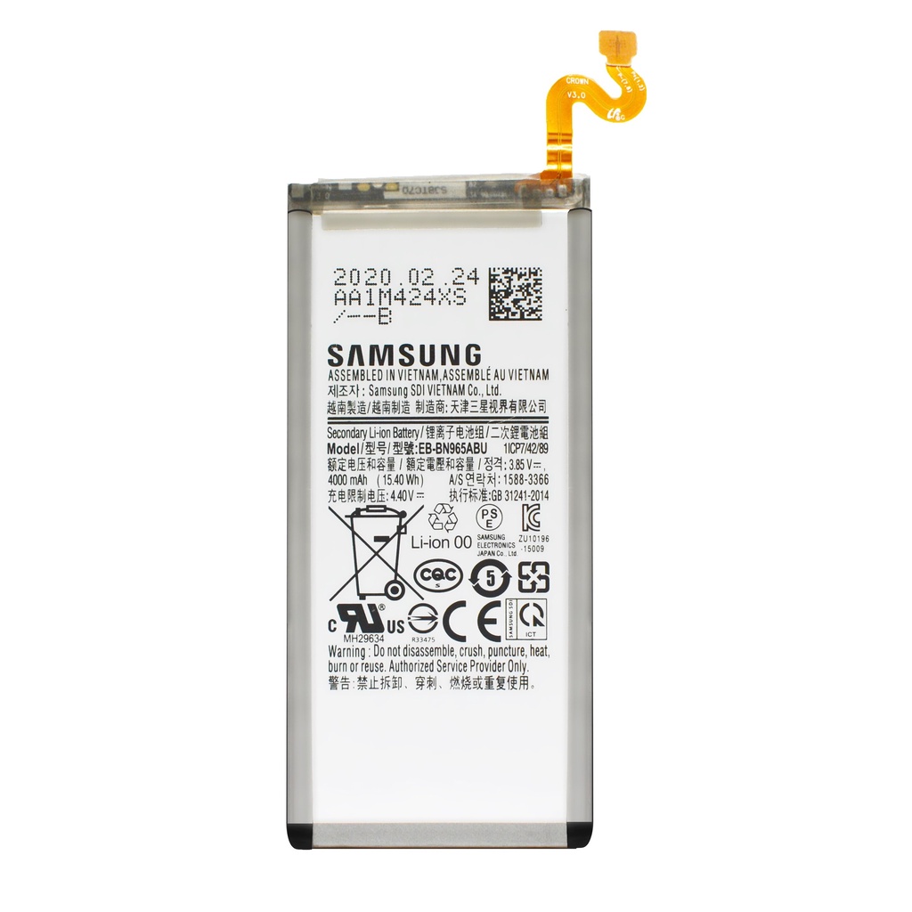 แบตเตอรี่-เดิม-samsung-galaxy-note-9-n9600-sm-n9600-eb-bn965abu-4000mah-พร้อมชุดถอด-แผ่นกาวติดแบต