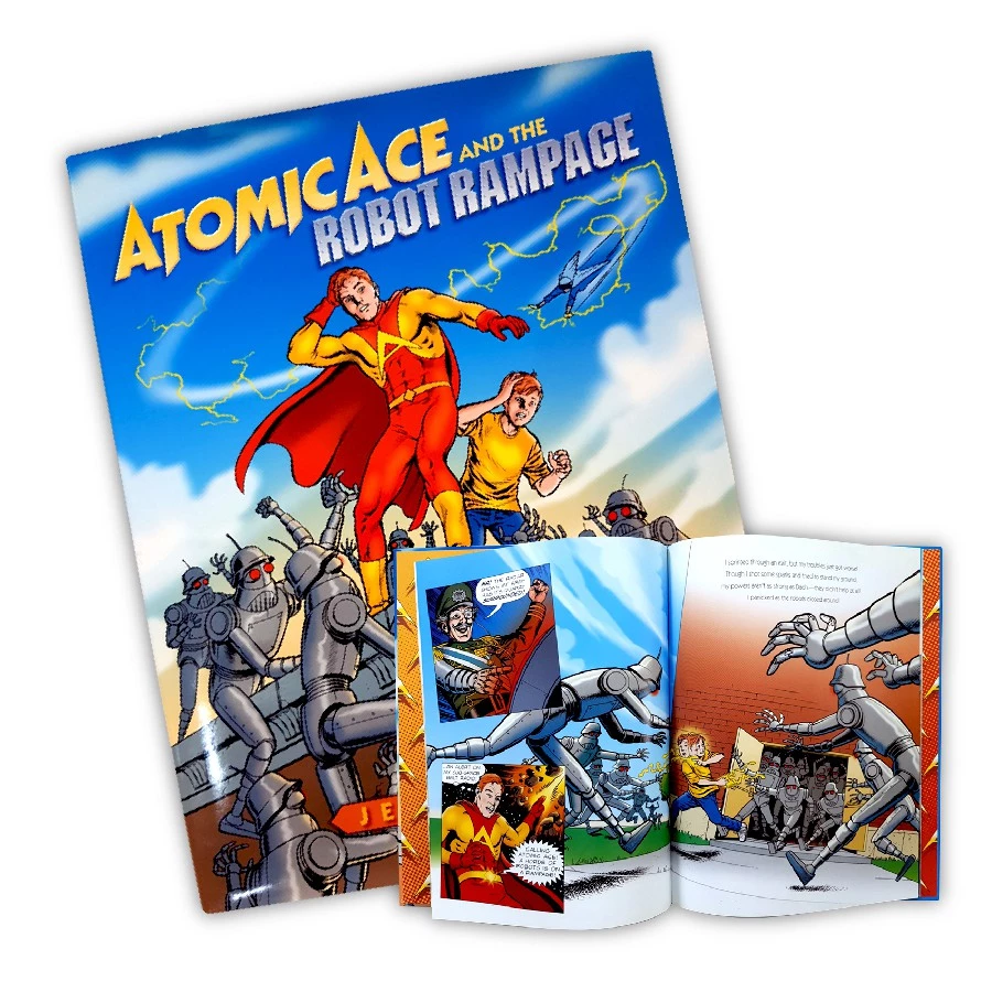 ปกหนังสือ Atomic Ace